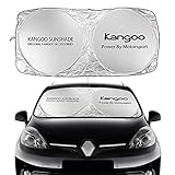 Visera Solar Coche Parabrisas de Paraguas Accesorios compatibles con Renault Captur Clio Espace Fluence Kadjar Kangoo Kolos Kwid Laguna Latitude Master Parasoles (Farbe : For Kangoo)
