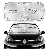 Visera Solar Coche Parabrisas de Paraguas Accesorios compatibles con Renault Captur Clio Espace Fluence Kadjar Kangoo Kolos Kwid Laguna Latitude Master Parasoles (Farbe : For Kangoo)