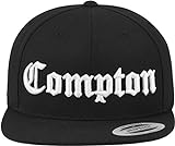 Mister Tee Cap-Gorra de Compton Negro Negro Talla:Talla única