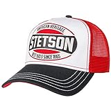 Stetson Gorra Trucker Heritage Best Hats Mujer/Hombre - Snapback, con Visera, Visera Verano/Invierno - Talla única Rojo