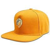Gorra de béisbol de ala Plana de Hip-Hop de Marca de Moda estándar de Hierro con Cabeza de león Americano