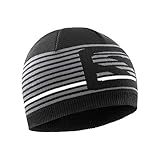 Salomon Gorro de invierno, Unisex, FLATSPIN SHORT BEANIE, Negro, Talla única, LC1422000