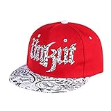 SALICEHB Sombrero para niños Gorra de béisbol para niños Hueso Niños Piel de Serpiente Stria Sombreros de ala Plana Mujeres Gorra de Hip-Hop para Hombre Swag G