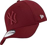 New Era York Yankees 39thirty Stretch Cap Diamond Era Tonal Maroon - M - L