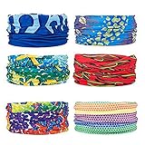 ZeWoo 6PCS Pañuelos Cabeza, Multifunción Bufanda para el Ciclismo Bici Motolista Deporte Aire Libre para hacer yoga, senderismo, montar a caballo, montar en moto, etc, Colod Tone (Set 3)