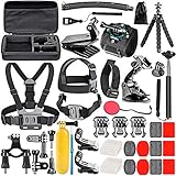 Neewer 50-en-1 Accesorios de Cámara de Acción Kit para GoPro 9 8 GoPro Hero 7 6 5 4 Hero Session 5 Apeman dji OSMO Action SJ6000 DBPOWER AKASO VicTsing Rollei Lightdow Campar